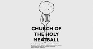 Join the church of the Holy Meatball. Download the Screen Background